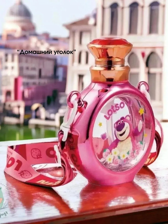 Коллекционная бутылка Disney 100 лет, 580 мл — Limited Diamond Edition Mickey / Minnie / Lotso
