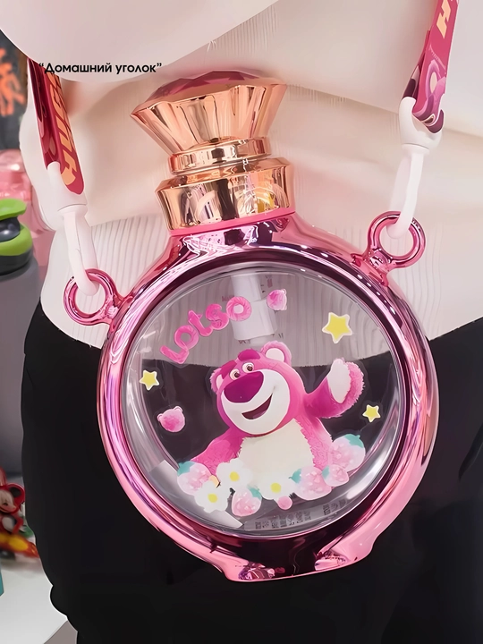 Коллекционная бутылка Disney 100 лет, 580 мл — Limited Diamond Edition Mickey / Minnie / Lotso