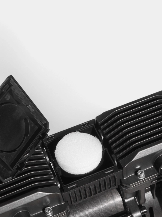 Компрессор воздушный безмасляный TEH TAC24L, 2850 оборотов в минуту, 1500 Вт, 24 л, 8 бар