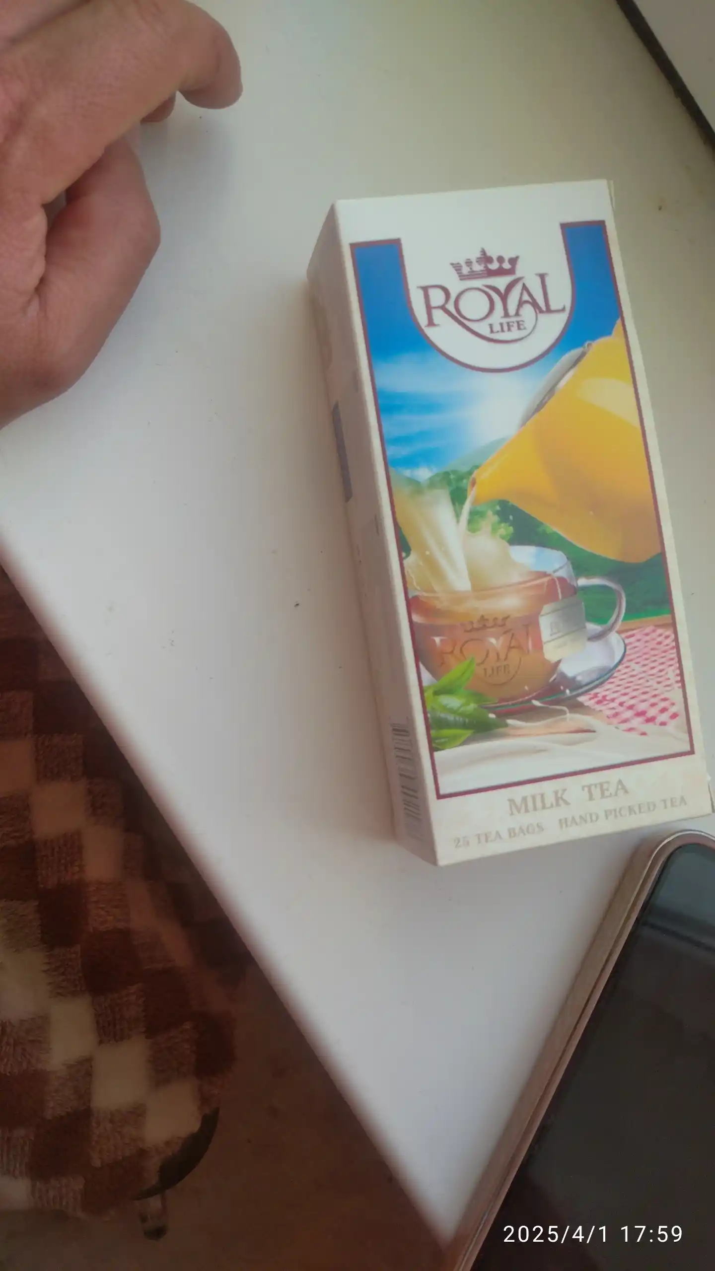Чай черный Royal Life Milk tea, 25 пакетиков
