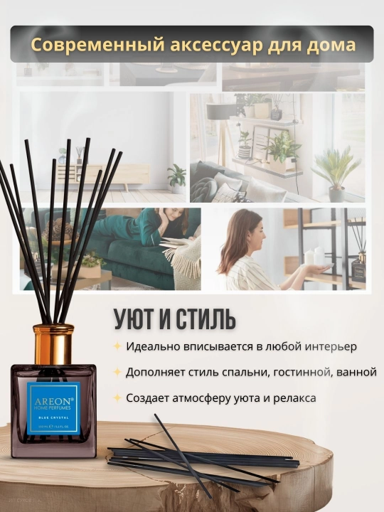 Ароматизатор-диффузор Areon Home Perfume для дома и офиса, 150 мл