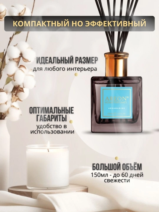 Ароматизатор-диффузор Areon Home Perfume для дома и офиса, 150 мл
