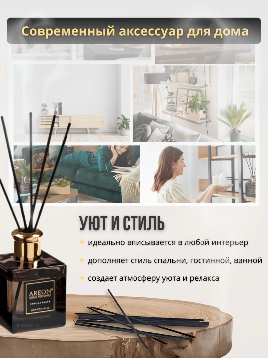 Ароматизатор-диффузор Areon Home Perfume для дома и офиса, 150 мл