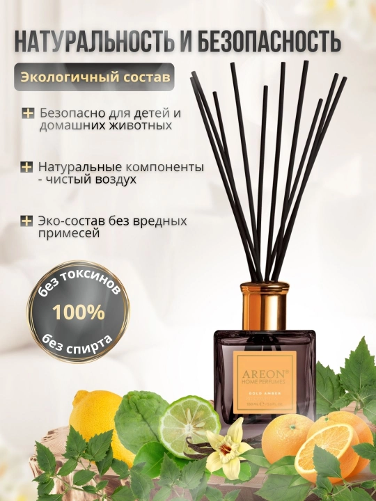 Ароматизатор-диффузор Areon Home Perfume для дома и офиса, 150 мл