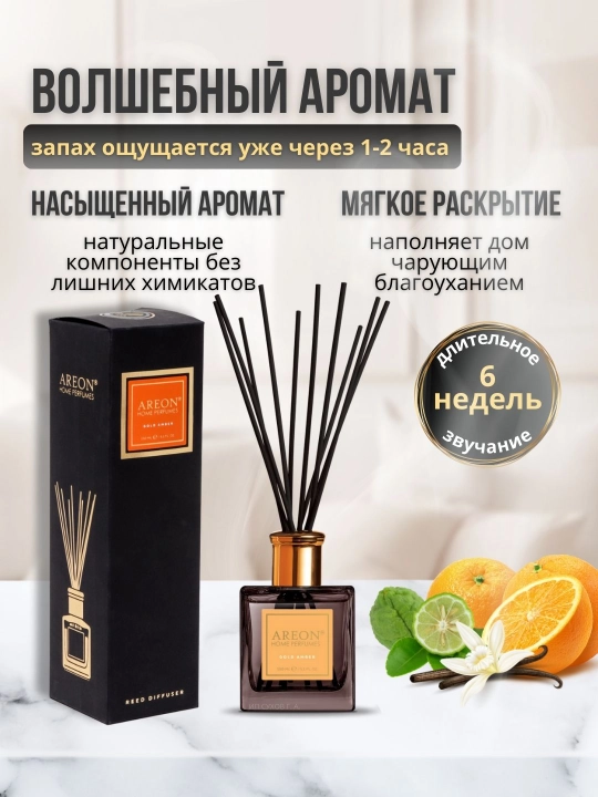 Ароматизатор-диффузор Areon Home Perfume для дома и офиса, 150 мл