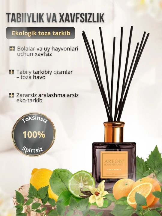 Ароматизатор-диффузор Areon Home Perfume для дома и офиса, 150 мл