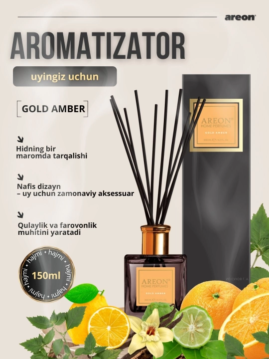 Ароматизатор-диффузор Areon Home Perfume для дома и офиса, 150 мл