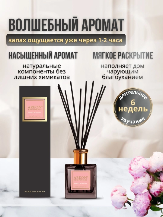 Ароматизатор-диффузор Areon Home Perfume для дома и офиса, 150 мл