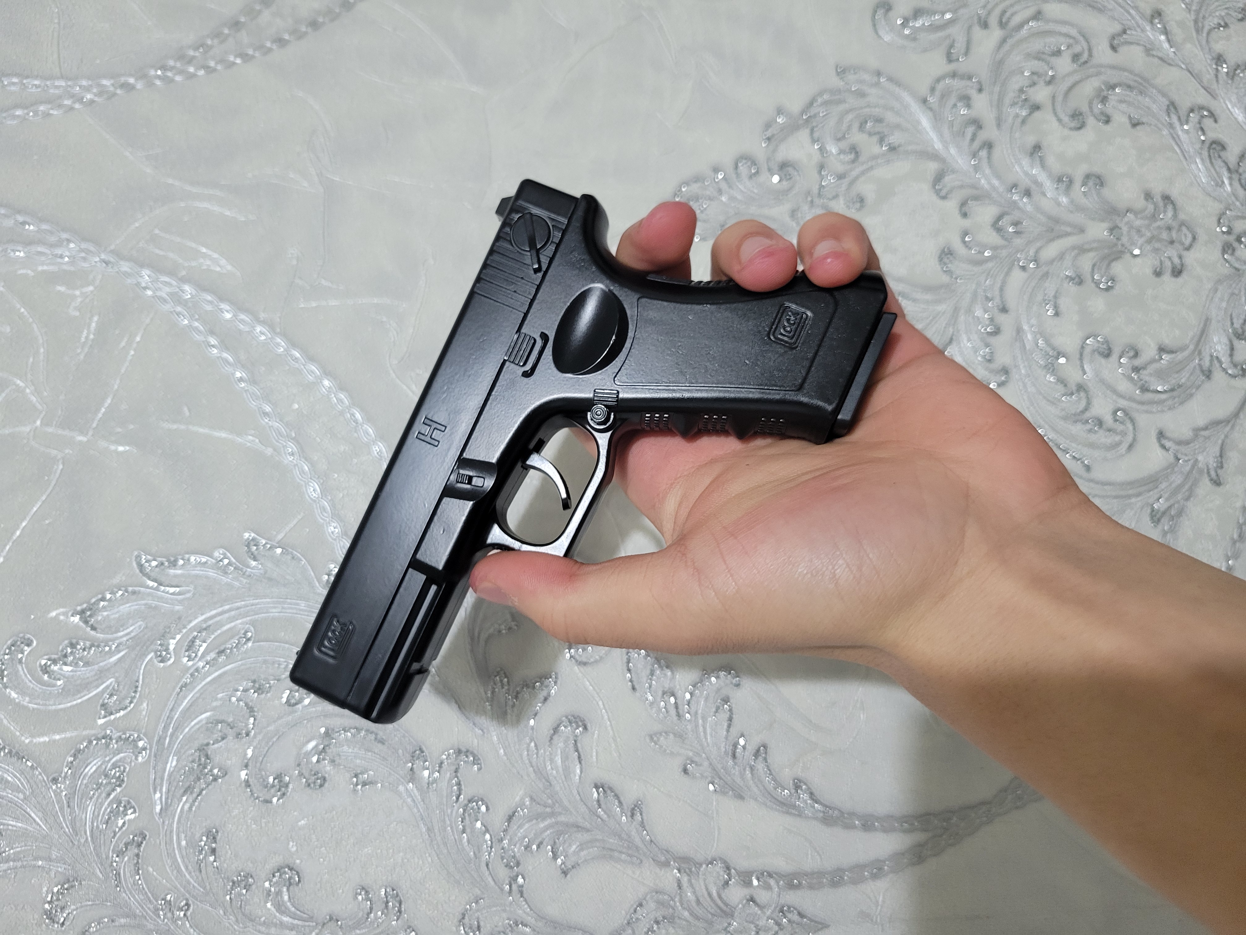 Пистолет детский с глушителем Desert Eagle металлический, Glock CSGO, Colt 1911, Beretta