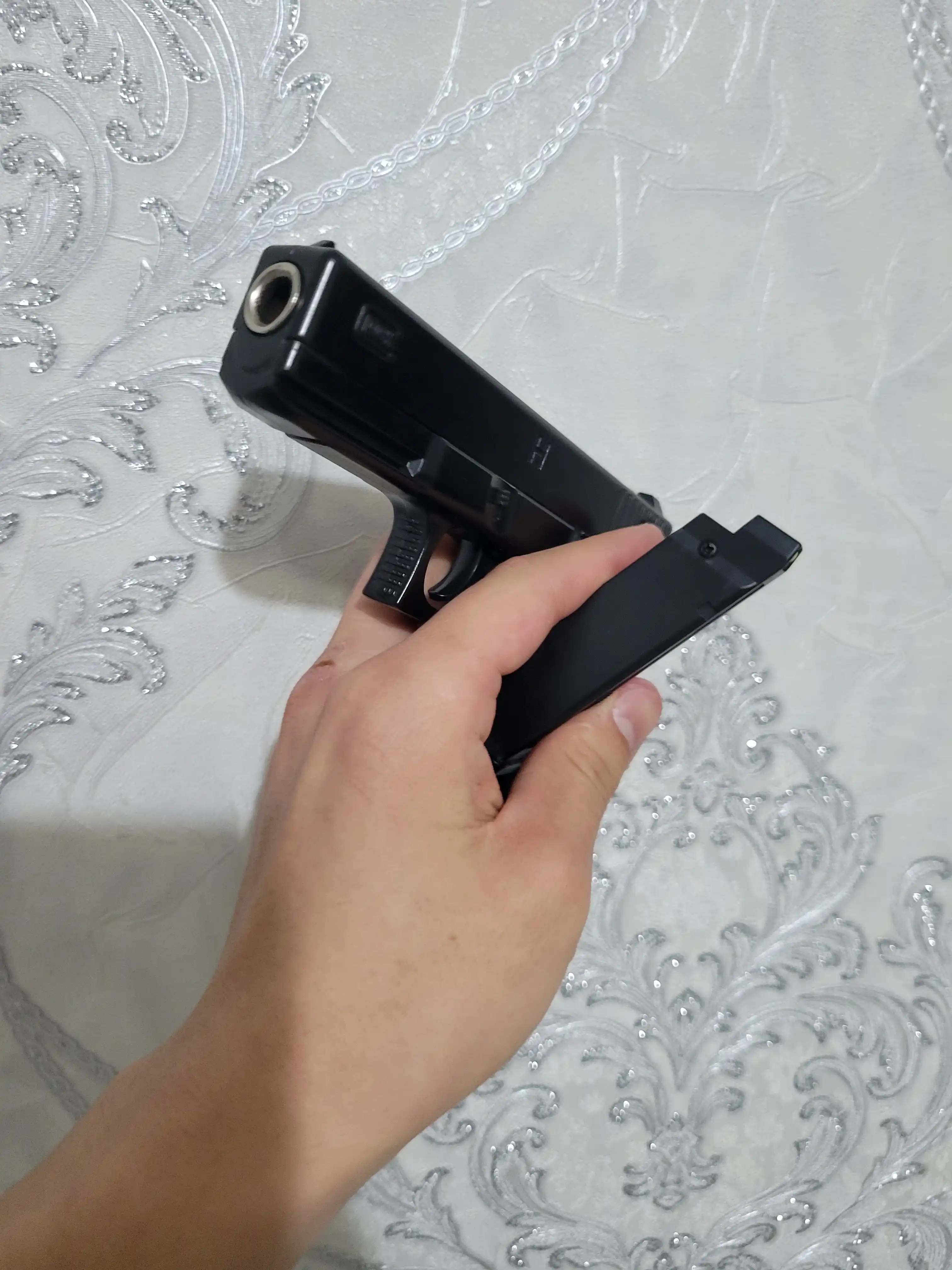 Пистолет детский с глушителем Desert Eagle металлический, Glock CSGO, Colt 1911, Beretta