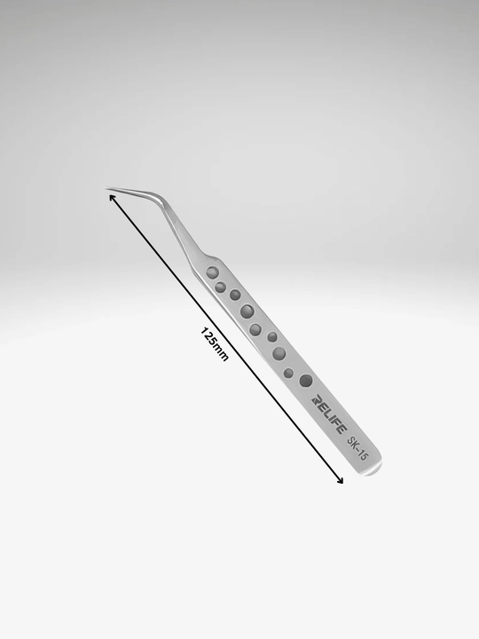 Пинцет RELIFE SK-11 SK-15, изогнутый, антистатический