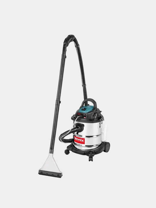 Промышленный пылесос Ronix 1250, 1250W, для сухой и влажной уборки - 