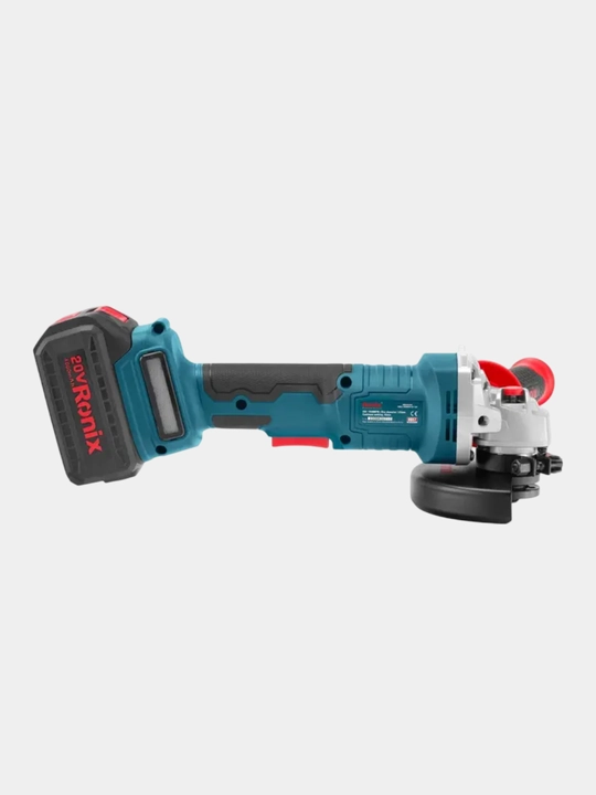 Ronix 8657 batareyali burchakli silliqlash mashinasi, 125 mm, 20V