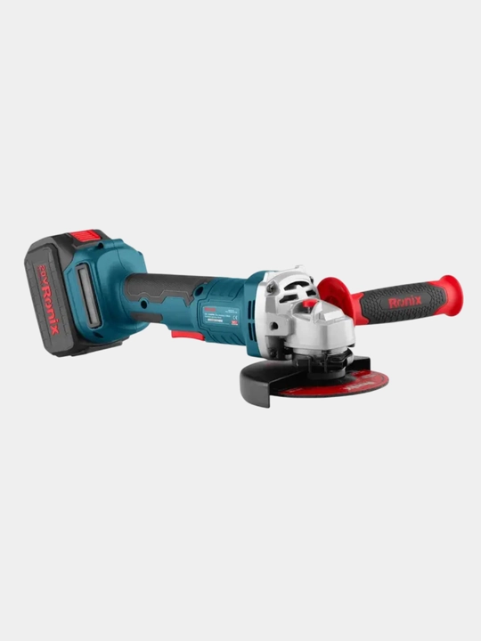 Ronix 8657 batareyali burchakli silliqlash mashinasi, 125 mm, 20V