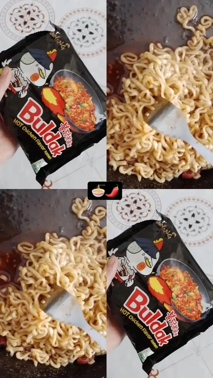 Tez tayyorlanadigan lapsha Samyang Buldak Spicy, 140 gr