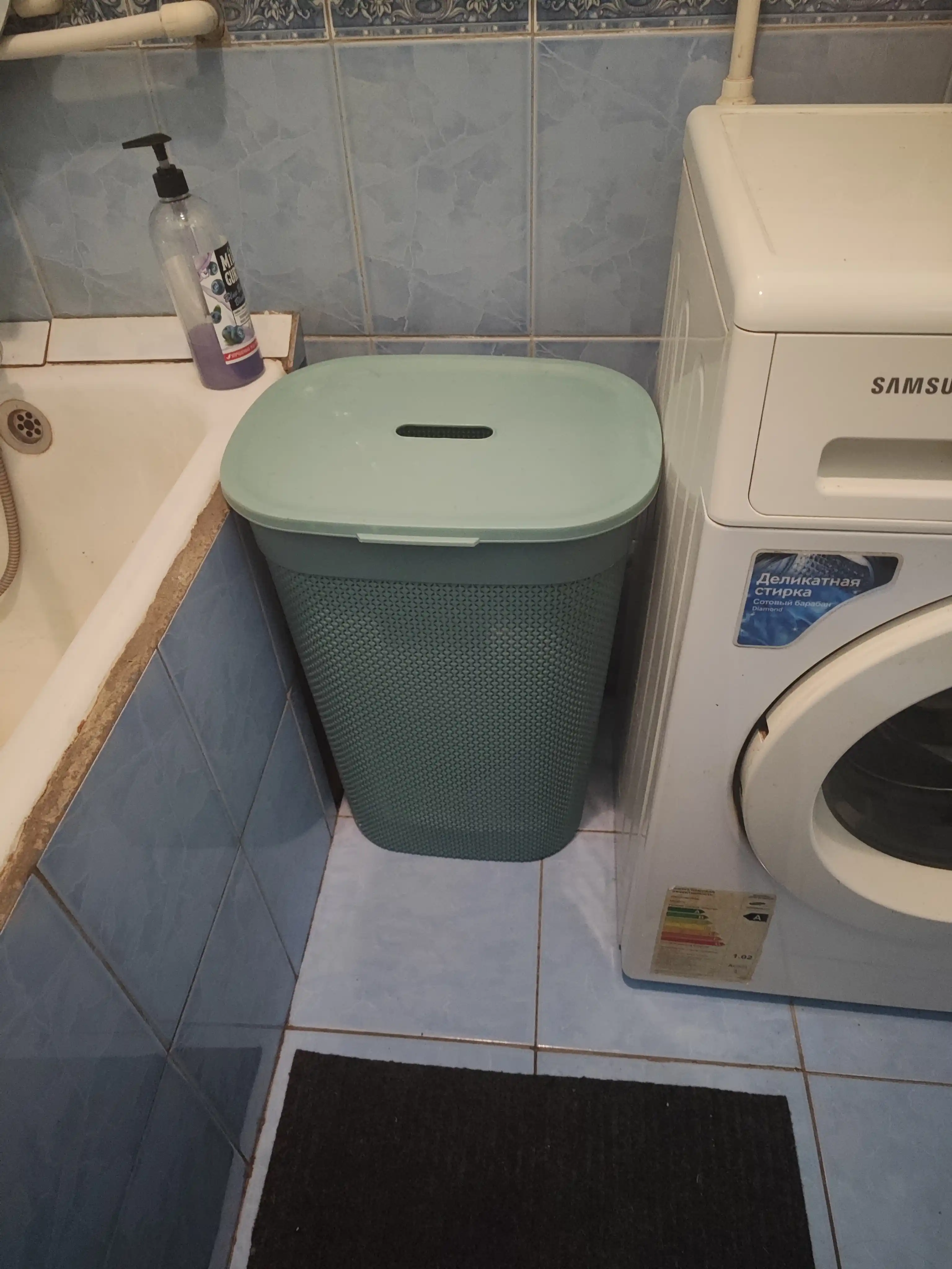 Kir va kiyimlar uchun universal savat, 45 va 60 litrli
