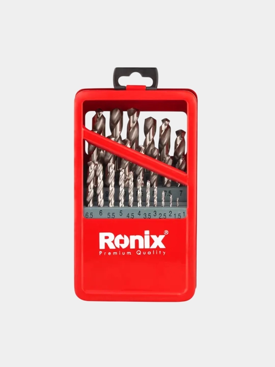 Ronix RH-5582 metall uchun burg‘ulash uchlari to‘plami, 25 dona, 1-13 mm - 