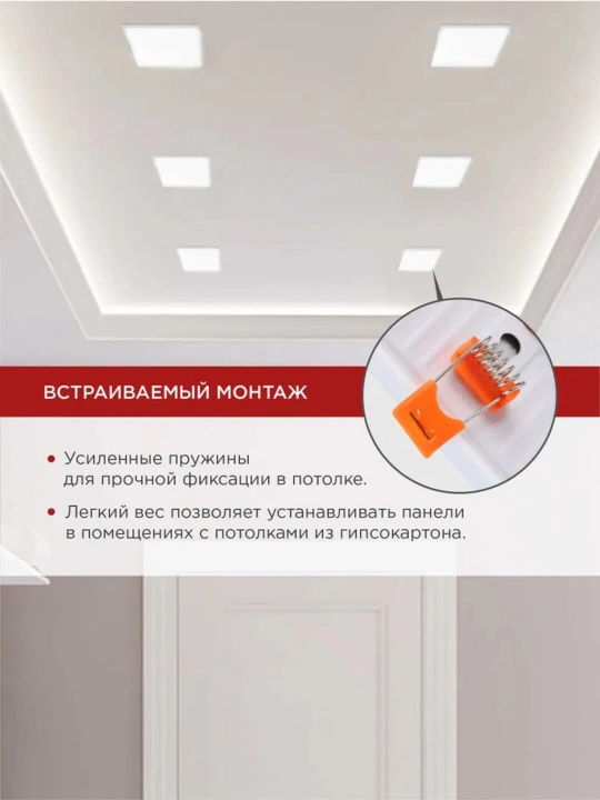 Ramkasiz LED panel, 12W-48W