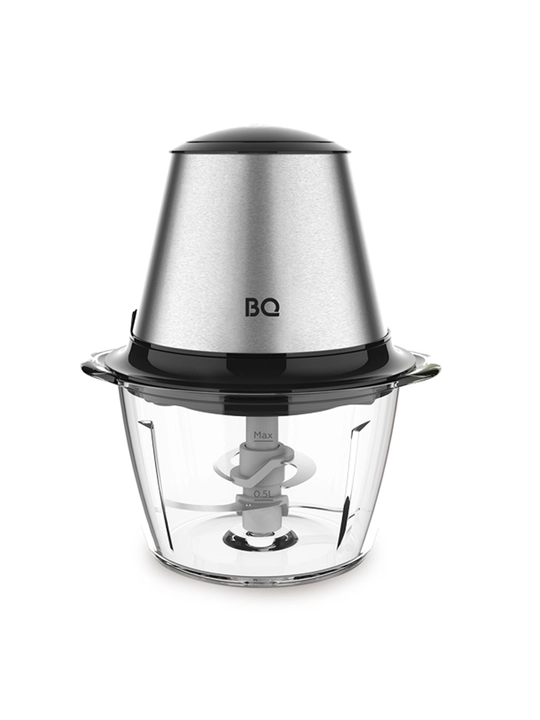 Chopper maydalagich BQ CH1005, go'sht va sabzavotlar uchun, hajmi 1200 ml, 2 tezlik, 500 Vt - 