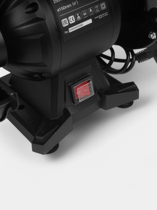 Stolga qo‘yiladigan elektr qayroq TEH TBG15025, 250 Vt, 2840 ayl/min, 150 mm