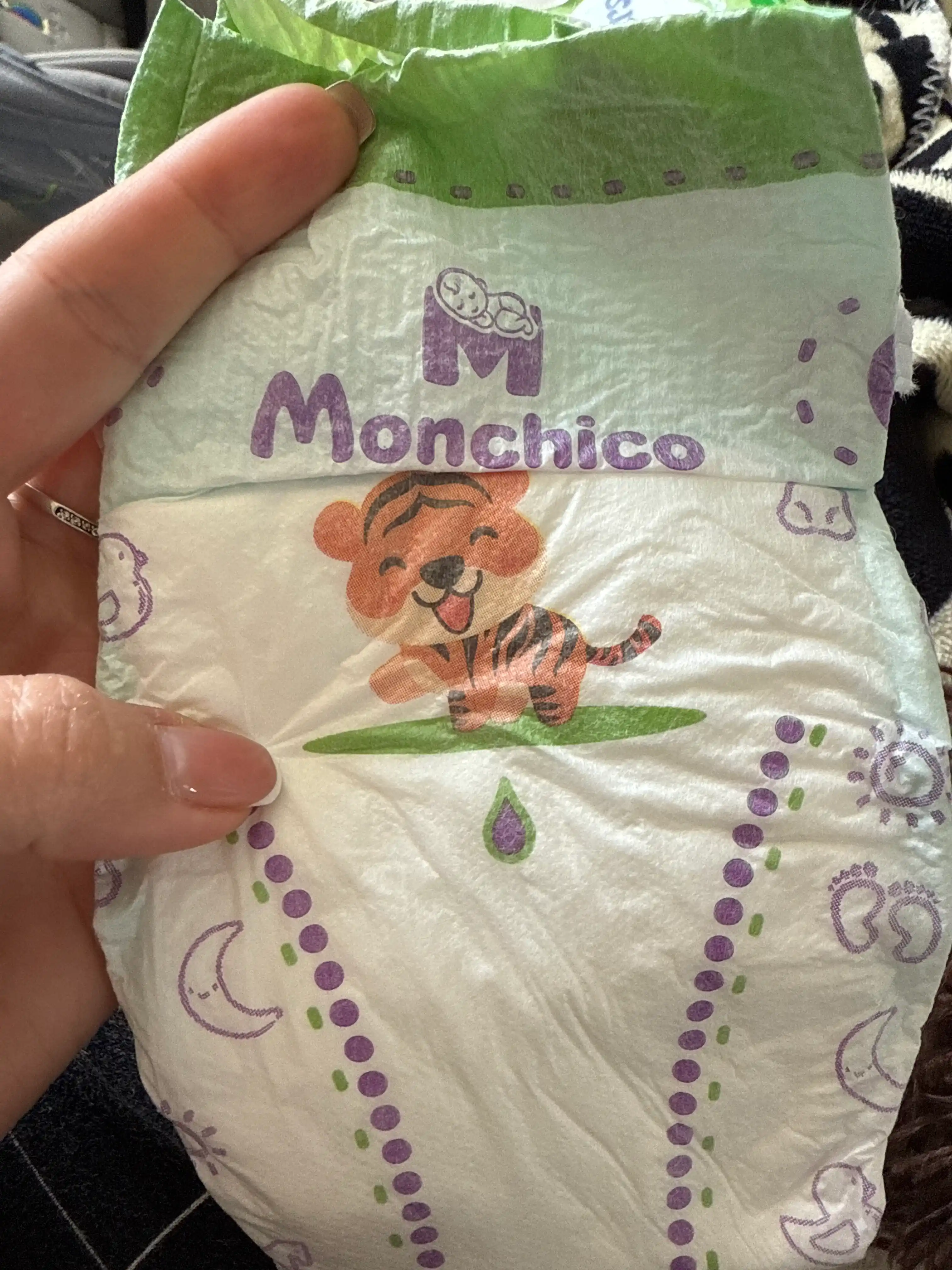 Tagliklar Monchico Eco+, o'lchami  2, 4-8 kg, 72 dona