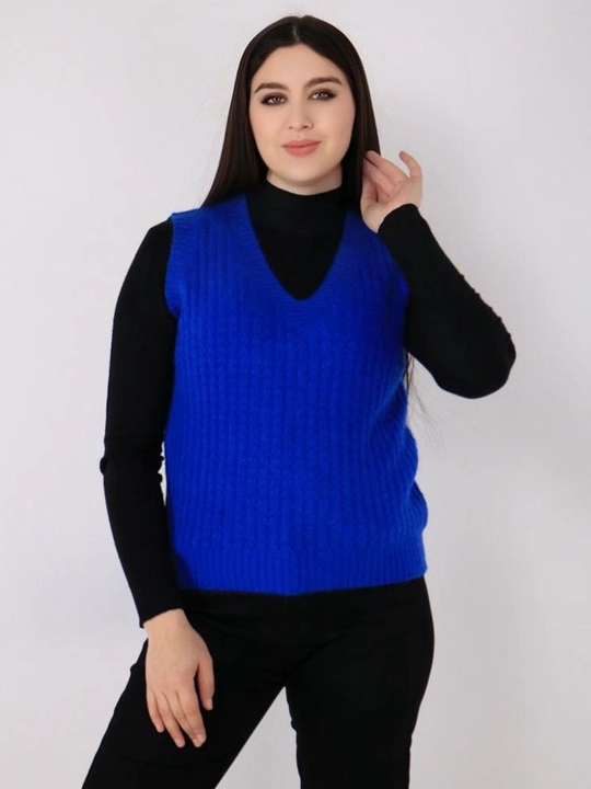 Ayollar uchun angora va jun jaket – zamonaviy va iliq, L–XL