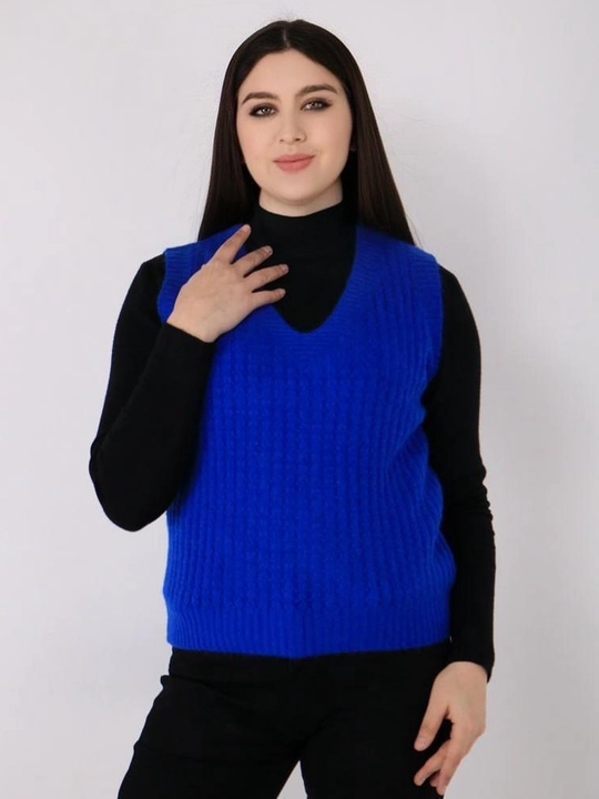 Ayollar uchun angora va jun jaket – zamonaviy va iliq, L–XL
