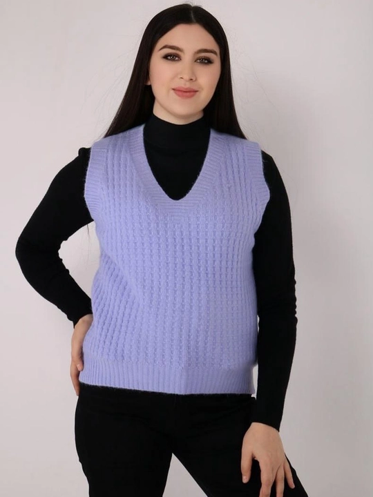 Ayollar uchun angora va jun jaket – zamonaviy va iliq, L–XL