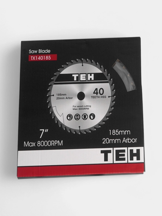 Циркулярная пила TEH TC18515, 1800W, 5300 об/мин, 185 мм