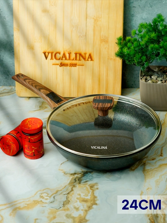 Vicalina tova, quymoqlar uchun tova yopishmaydigan, granit qozon