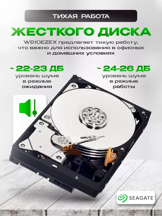 Жесткий диск HDD 500 ГБ 1 ТБ 2 ТБ 3'5 SATA 6 Гб/с, 5400/7200 rpm для ПК компьютера