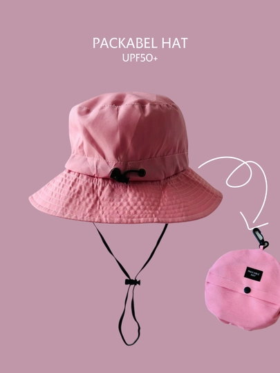 Панама складная, с широкими полями, Packable Hat - 