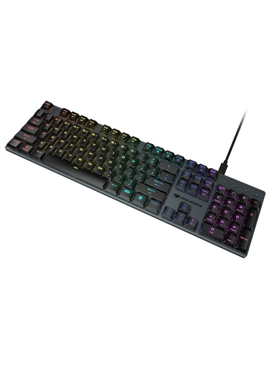 Клавиатура игровая, механическая, для компьютера с RGB-подсветкой, Cougar Luxlim