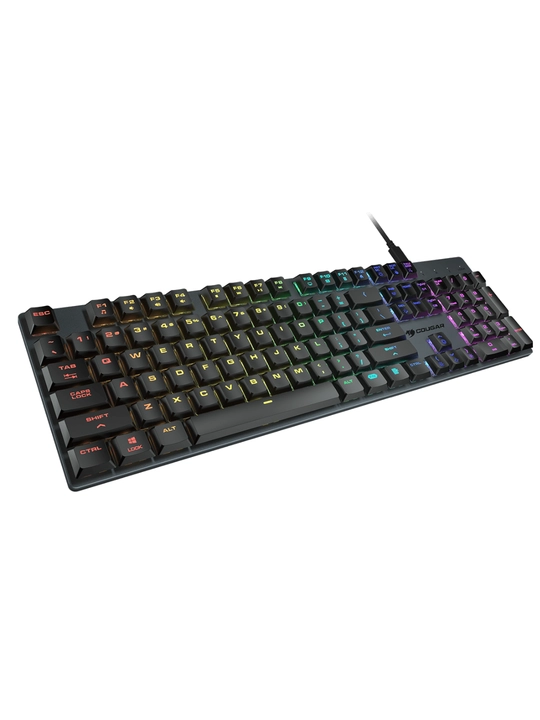Клавиатура игровая, механическая, для компьютера с RGB-подсветкой, Cougar Luxlim
