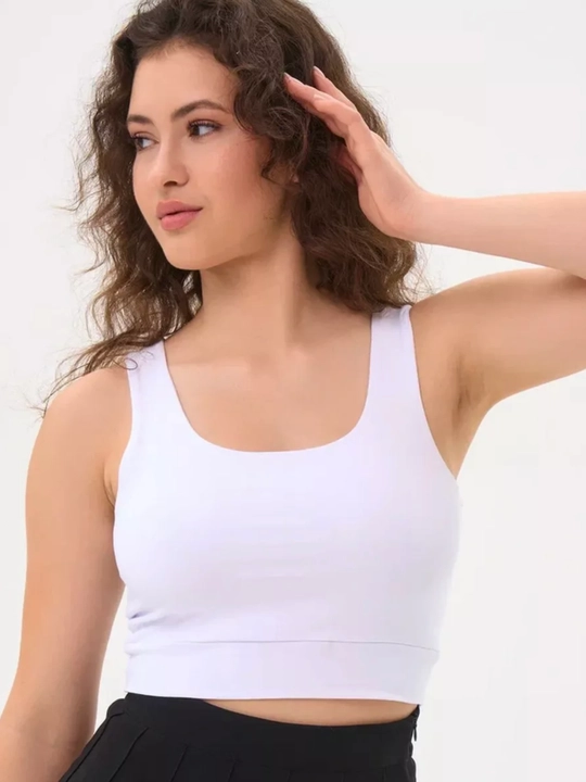 Ayollar uchun krop-top, monoxrom, NEO