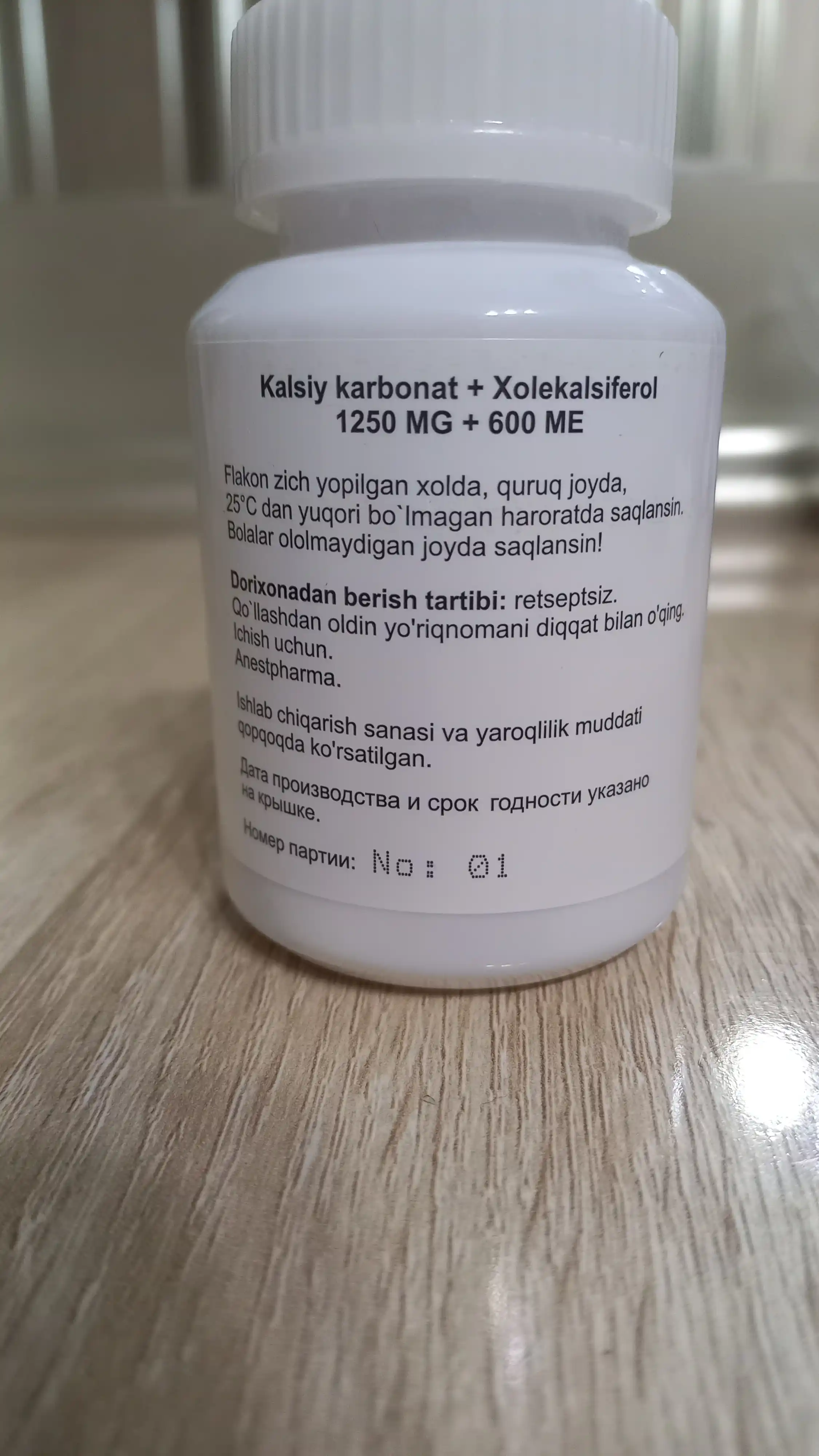 Kaltsiy D3 Anestpharma, 50 dona