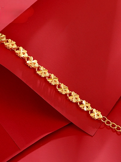 Браслеты Xuping цепочки, золотого, серебряного цвета — ZEBA-BRACELE-ЗОЛОТ
