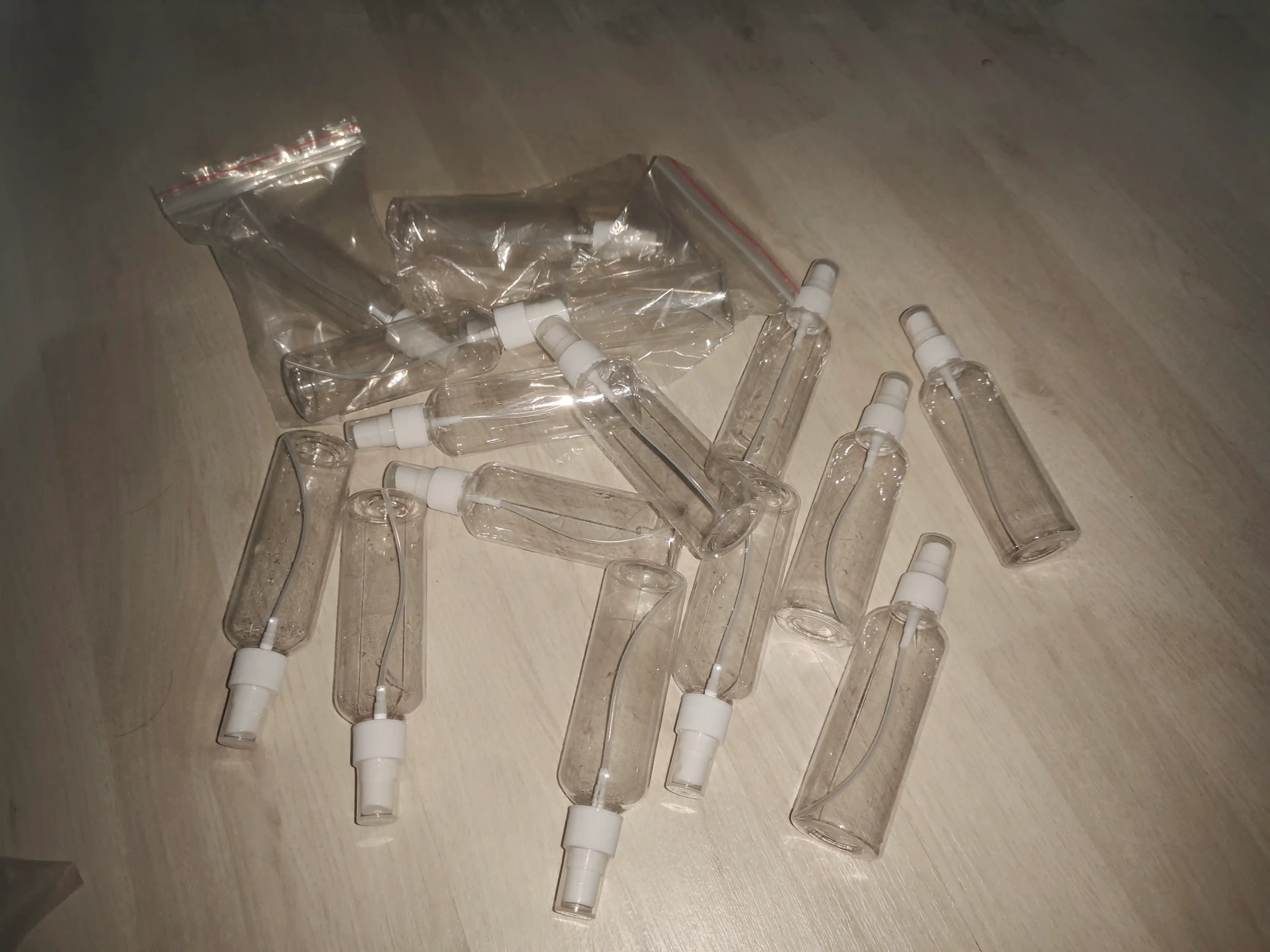 Kosmetik flakon, purkagichli, 30, 50, 60, 80, 100, 120, 150, 200, 250 ml