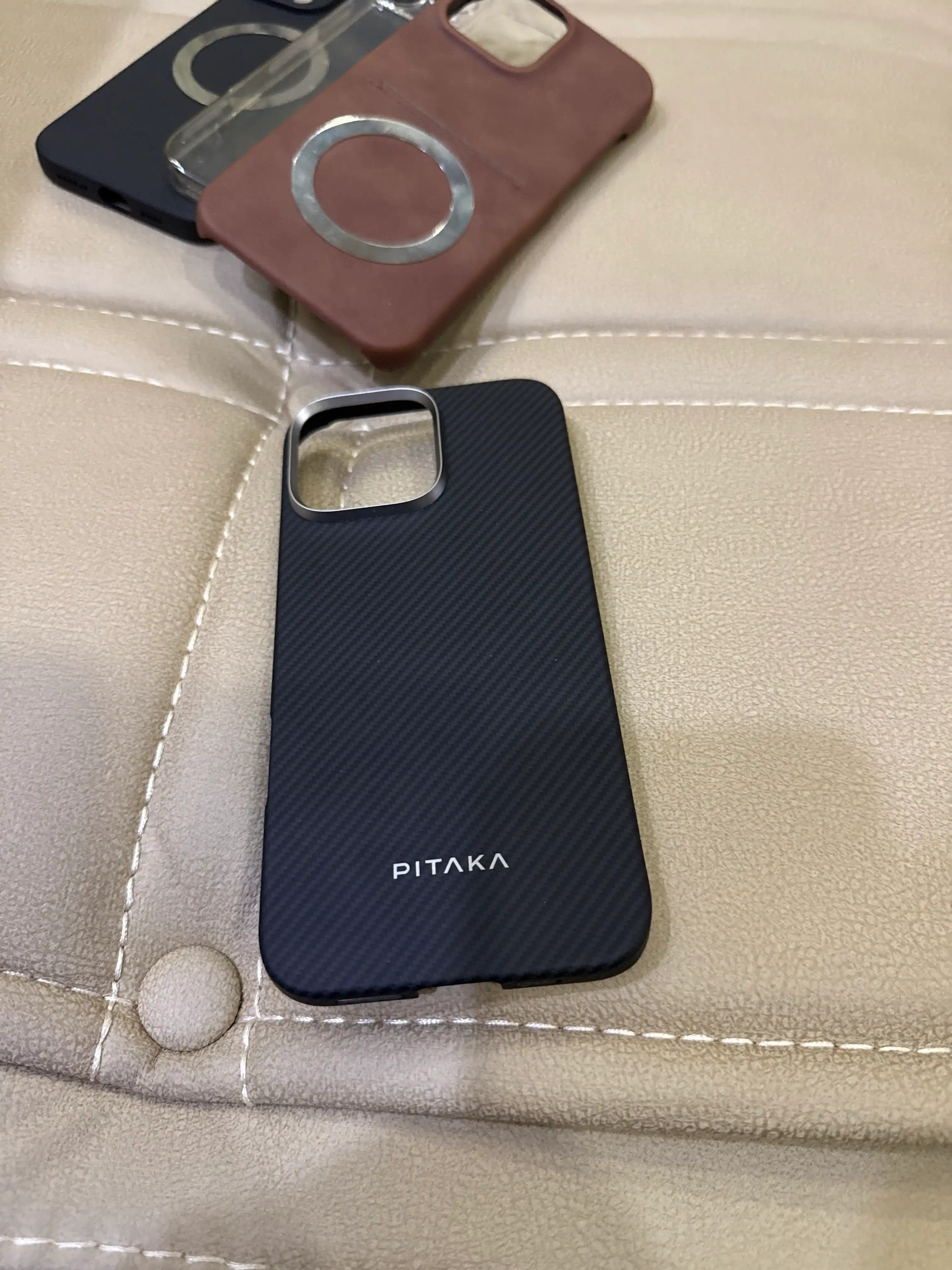 Чехол Pitaka для Iphone 16 Pro, Pro Max, с Magsafe, ультратонкий, сверхпрочный, легкий