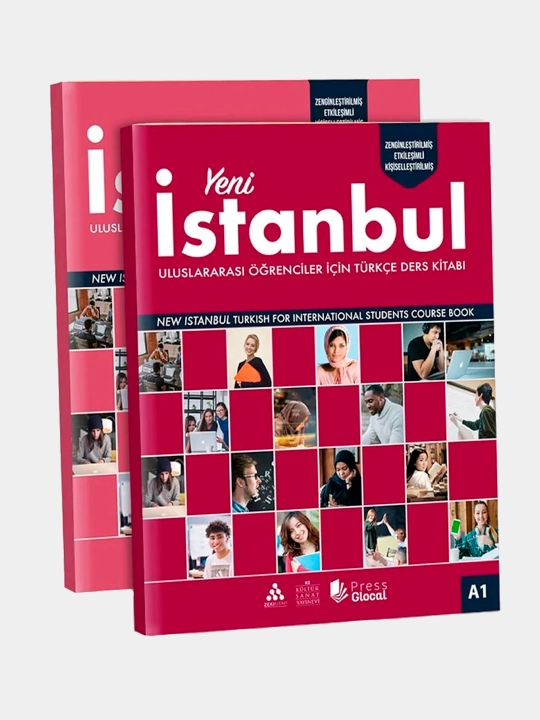 Yeni Istanbul A1, А2, В1, В2, turk tili darsligi to'plami + ish daftarchasi Ashby