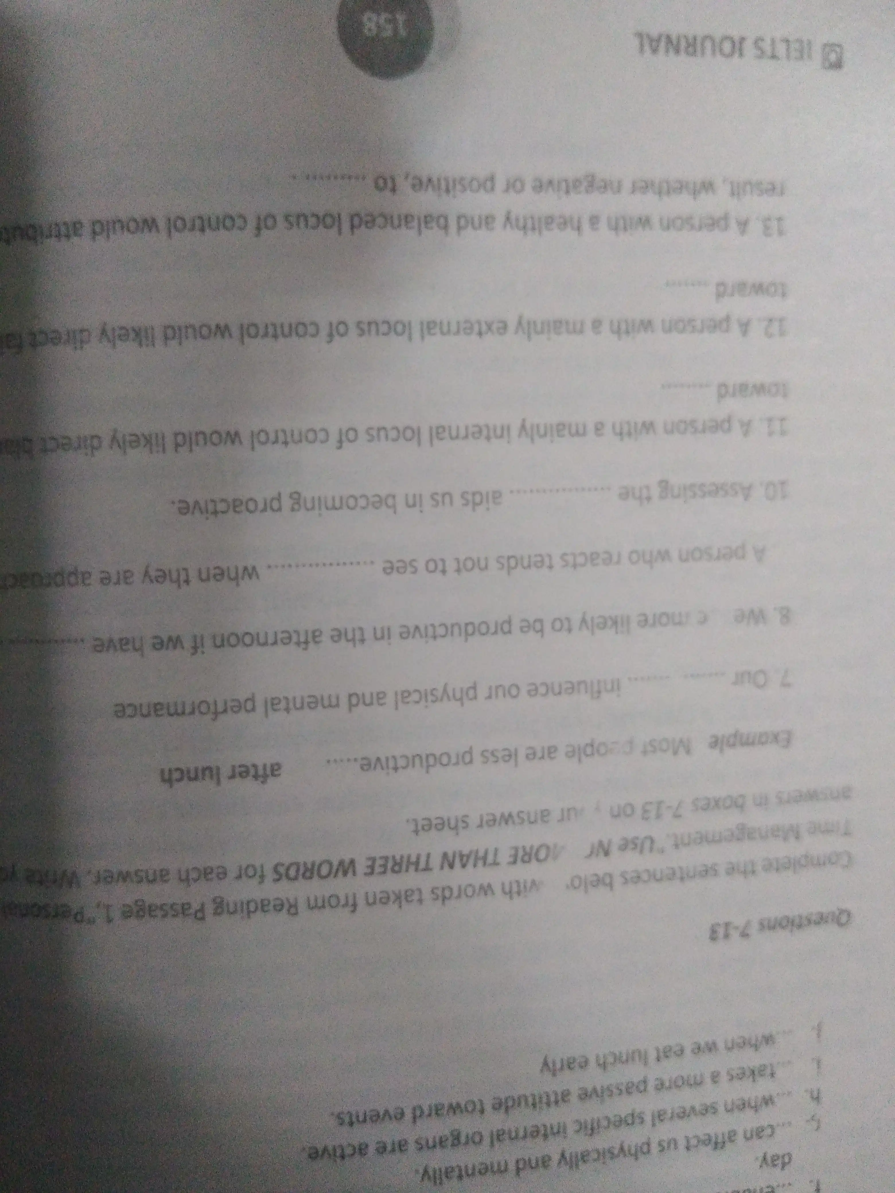 IELTS Journal — Adam Smith, Writing Task 1–2, Reading va Speaking