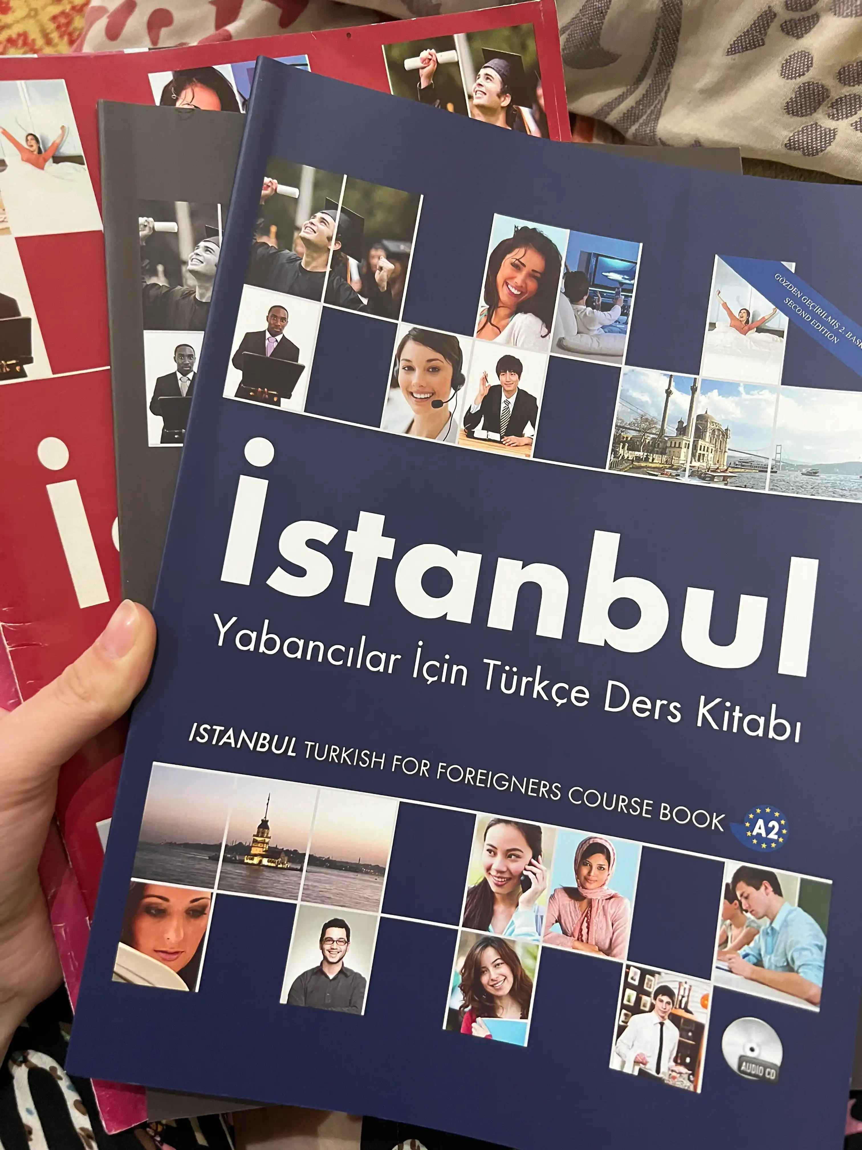 Istanbul turk tili darslik, A1, A2, B1, B2, C1 qismlar, Studentbook va Workbook