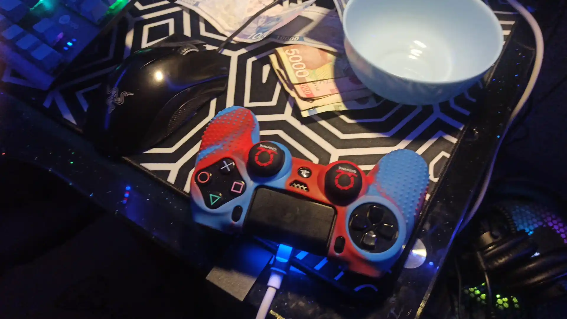 Чехол силиконовый для джойстика геймпада консоли PS4