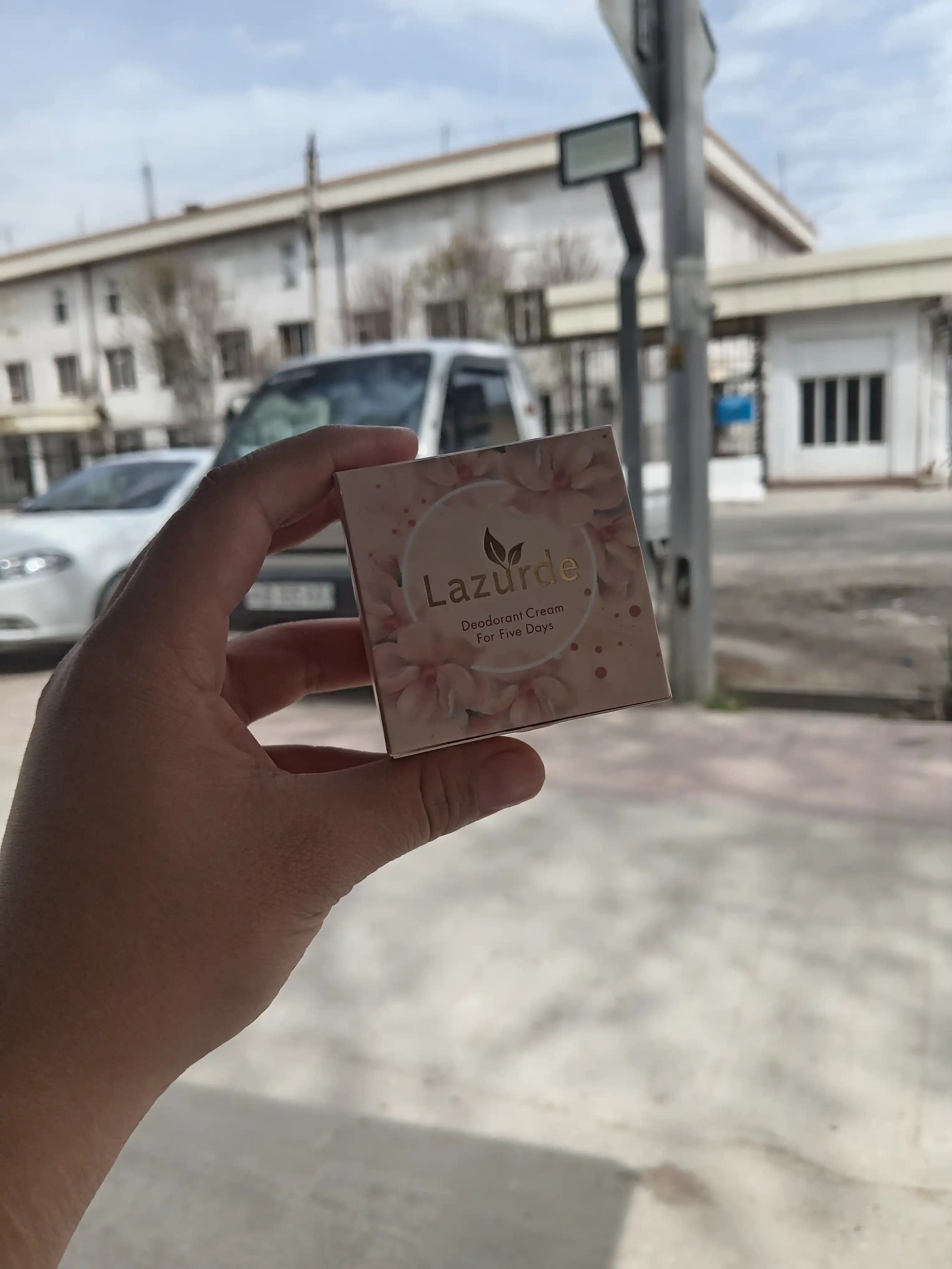 Крем-дезодорант антиперспирант Lazurde, от запаха пота, 50 гр