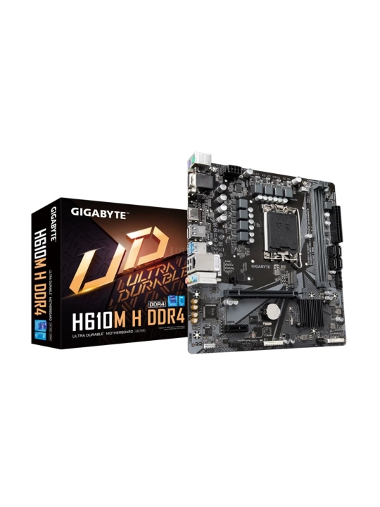 Материнская плата Gigabyte H610M-K DDR4 LGA1700, поддержка  12-13-14 го поколения, DDR4 
