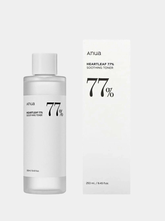 Увлажняющий и успокаивающий тонер, Anua Heartleaf 77%, 250 мл