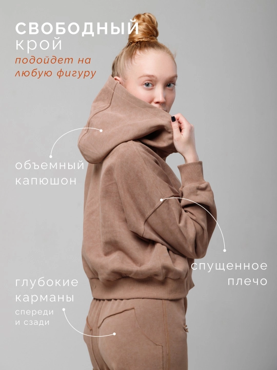 Ayollar sport kostyumi, qaynatilgan, kundalik, ko'ylagi svitshot, palazzo shimlari, S - M