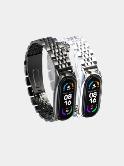 Металлические ремешки для Xiaomi Mi Band7, Xiaomi Mi Band 8 и Xiaomi Mi Band 9