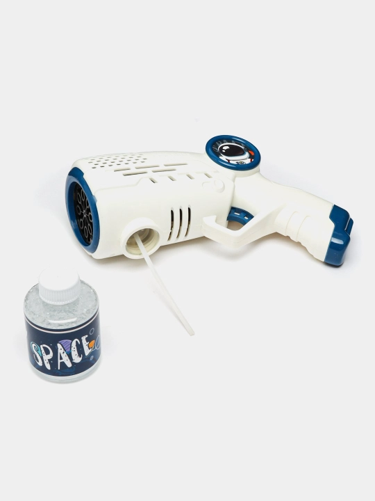 Sovun pufaklari generatori bolalar uchun, batareyali BUBBLE GUN