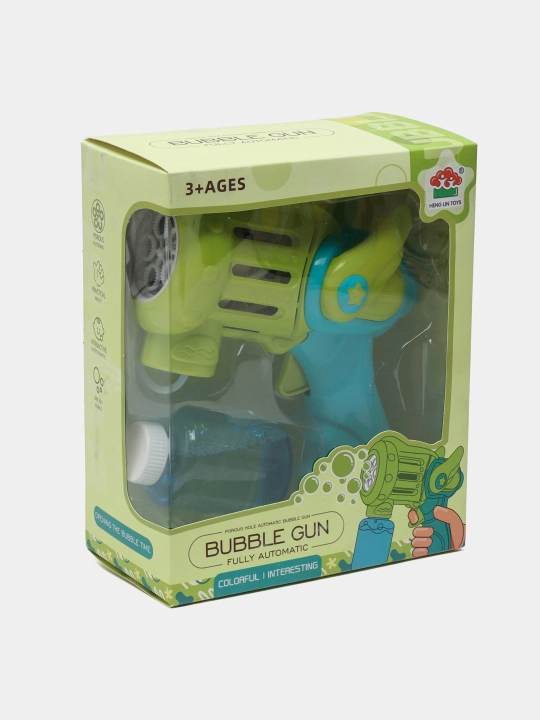 Sovun pufaklari generatori bolalar uchun, batareyali BUBBLE GUN